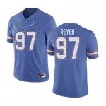 Men's Florida Gators #97 Theodore Reyer NCAA Jordan Brand Blue Authentic Stitched College Football Jersey VFT3362QT